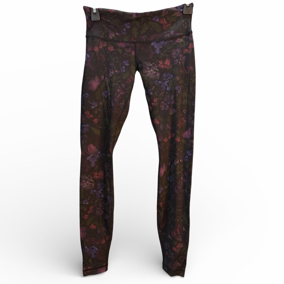 lululemon athletica Pants - Lululemon Wunder Under Low-Rise Tight in the Frozen Flourish Multipattern Size 6
